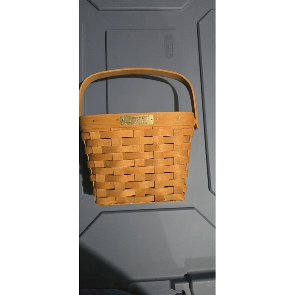 Longaberger Signed 1995 Edition Dresden Woven Wood Basket WENDY Ginny